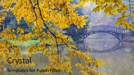  Presentation with autumn - PPT theme with ladakh jammu and kashmir india background and a yellow colored foreground