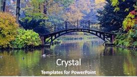  Presentation with old world maps - Slide set featuring radiance brown - autumn - old bridge background and a  colored foreground