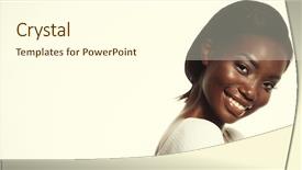  Presentation with africa fashion - Audience pleasing slide deck consisting of radiance brown - fashion and beauty concept attractive backdrop and a cream colored foreground