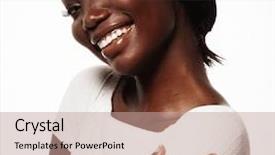  Presentation with africa fashion - PPT theme enhanced with radiance brown - fashion and beauty concept attractive background and a coral colored foreground