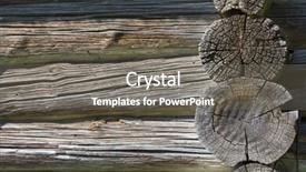  Presentation with wood - Beautiful slides featuring radiation aging - natural wood textured background backdrop and a gray colored foreground