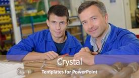  Presentation with aging - Theme featuring radiation aging - plumbers background and a coral colored foreground