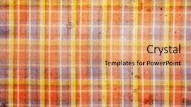  Presentation with lines - Theme featuring radiation aging - retro grungy color lines background and a coral colored foreground