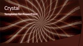  Presentation with sun - Amazing PPT theme having radiation aging - swirly sun rays backdrop and a wine colored foreground