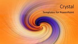  Presentation with effects radiation - Audience pleasing presentation consisting of radiation effects - abstract wallpaper backdrop and a gold colored foreground