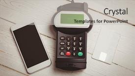  Presentation with radio frequency identification - PPT layouts with radio frequency identification - overhead of pin terminal background and a  colored foreground