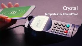  Presentation with payment - Audience pleasing slide deck consisting of radio frequency identification - payment screen against mobile payment backdrop and a gray colored foreground