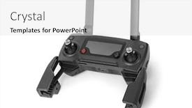  Presentation with remote - Amazing presentation having radio-remote-control-for-drone backdrop and a white colored foreground