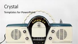  Presentation with radio - Slide set enhanced with radio background and a white colored foreground