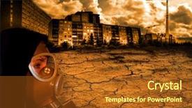  Presentation with radioactive - Cool new presentation with radioactive wast - global warming backdrop and a tawny brown colored foreground
