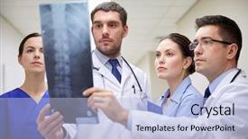  Presentation with radiology - Cool new presentation theme with radiology health care people surgery backdrop and a  colored foreground
