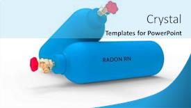  Presentation with earth crust - Slide set consisting of radon-is-a-colorless-odorless background and a cyan colored foreground