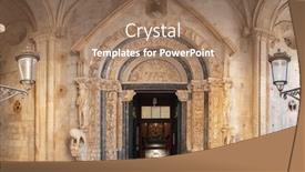  Presentation with croatia - Audience pleasing PPT theme consisting of radovan-s-portal backdrop and a coral colored foreground