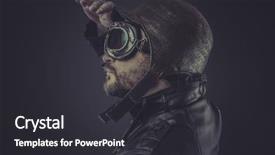  Presentation with horizon - Slide deck consisting of raf - horizon pilot dressed in vintage background and a dark gray colored foreground