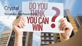  Presentation with raffle - Cool new PPT layouts with raffle - do you think you can backdrop and a light blue colored foreground