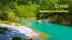  Presentation with rafting - Presentation having rafting at mountain river tara background and a tawny brown colored foreground