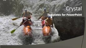  Presentation with rafting - Presentation with rafting-competition background and a gray colored foreground