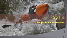  Presentation with rafting - Amazing theme having rafting-competition backdrop and a tawny brown colored foreground