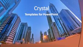  Presentation with transportation traffic - Beautiful presentation featuring rail transport - modern street view with blur backdrop and a teal colored foreground