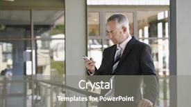  Presentation with middle ages - Audience pleasing presentation design consisting of railing while using mobile phone backdrop and a gray colored foreground