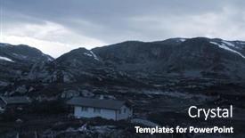  Presentation with train railway - PPT layouts with railway-travel-in-norway-views background and a wine colored foreground