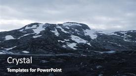  Presentation with train railway - Presentation theme enhanced with railway-travel-in-norway-views background and a wine colored foreground