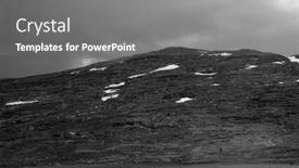  Presentation with train railway - PPT theme with railway-travel-in-norway-views background and a gray colored foreground