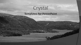  Presentation with train railway - Slides featuring railway-travel-in-norway-views background and a light gray colored foreground