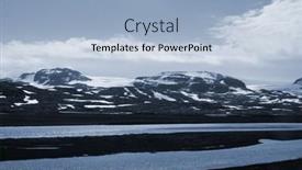  Presentation with train railway - Slide deck enhanced with railway-travel-in-norway-views background and a light blue colored foreground