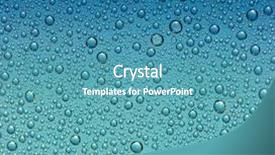  Presentation with rain water - PPT layouts featuring rain backgrounds - background of water drops background and a teal colored foreground