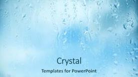  Presentation with rain water - Audience pleasing slide deck consisting of rain backgrounds - water drops backdrop and a arctic colored foreground