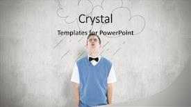  Presentation with looking for their - Audience pleasing PPT layouts consisting of rain bow - geeky hipster looking up sadly backdrop and a  colored foreground