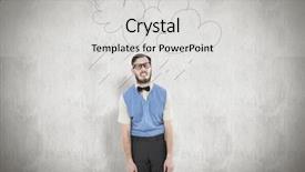  Presentation with background - Beautiful slide deck featuring rain bow - geeky hipster pulling a silly backdrop and a  colored foreground