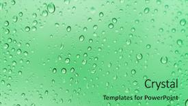  Presentation with rain water - Theme enhanced with rain drops background water raindrop background and a  colored foreground