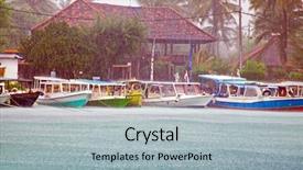  Presentation with rain fall - PPT theme with rain fall during the monsoon background and a light gray colored foreground