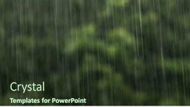  Presentation with rain sky - Presentation consisting of rain-falling-from-the-sky background and a tawny brown colored foreground