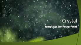  Presentation with rain sky - PPT theme consisting of rain-falling-from-the-sky background and a tawny brown colored foreground