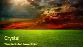  Presentation with focus - Audience pleasing PPT layouts consisting of rain garden - natural green background with selective backdrop and a tawny brown colored foreground