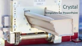  Presentation with gutter - PPT layouts enhanced with rain gutter feeding through seamless background and a sky blue colored foreground