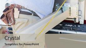  Presentation with gutter - Audience pleasing slide deck consisting of rain gutter feeding through seamless backdrop and a mint green colored foreground