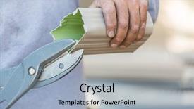  Presentation with gutter - Cool new slides with rain gutter with heavy shear backdrop and a light blue colored foreground