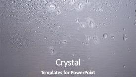  Presentation with rain water - Amazing PPT layouts having rain shine - brushed metal surface with water backdrop and a gray colored foreground
