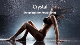  Presentation with water woman swimming underwater - Amazing slides having rain shower - young sexy woman water studio backdrop and a dark gray colored foreground