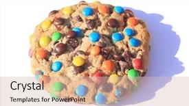  Presentation with cookie - Colorful theme enhanced with rainbow christmas - big close up backdrop and a soft green colored foreground