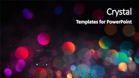  Presentation with christmas lights - Beautiful presentation featuring rainbow christmas - blurred defocused lights on dark backdrop and a black colored foreground