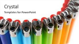  Presentation with colorful nature borders - Colorful presentation enhanced with beautiful summer day in the sloughs of a cypress marsh backdrop and a light gray colored foreground.