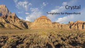  Presentation with las vegas nevada - Audience pleasing presentation design consisting of rainbow mountain at red rock canyon national conservation area a popular natural area 20 miles from las vegas nevada backdrop and a teal colored foreground