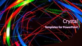  Presentation with motion - Colorful presentation theme enhanced with rainbow music - digital motion abstract drawing backdrop and a wine colored foreground