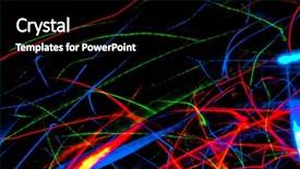  Presentation with artwork - Presentation theme consisting of rainbow music - vivid wallpaper fractal artwork background and a black colored foreground