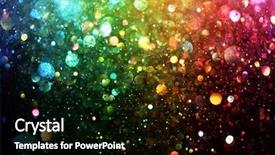  Presentation with rainbow - Presentation theme consisting of sesame seed oil olive oil background and a light gray colored foreground